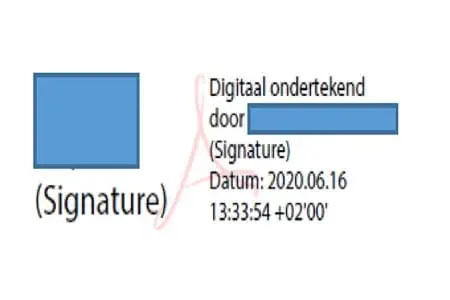 Hoe plaats ik een digitale handtekening met mijn identiteitskaart? 2 Digitale handtekening
